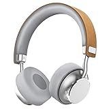 OMARS Bluetooth Headphones, Wireless High Resolution Deep Bass On-Ear Headset Leather Headband Compatible iPhone, iPod, iPad, Samsung, Nokia, HTC, Nexus, BlackBerry, etc