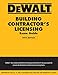 DEWALT Building Contractor's Licensing Exam Guide: Based on the 2018 IRC & IBC (DEWALT Series) by