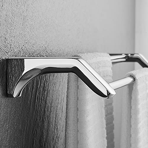 KAHANG Double Towel Bar 24 Inch 304SUS Stainless Steel Polished Chrome
