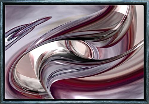 Startonight Luxury Framed Art Silver Destiny Dual View Surprise 27.56 Inch By 39.37 Inch Abstract Collection Wall Art