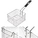 MegaBrand Dual Basket Stainless Steel Electric Counter Top Deep Fryer 12Liter 5000W
