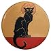 Buttonsmith Steinlen Black Cats Magnet Set - Set of 4 1.25