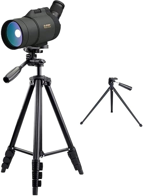 Amazon Svbony Sv41 フィールドスコープ スポッティングスコープ 傾斜型 25 75x70mm Bak4プリズムfmc Ipx7高防水 専用三脚付き 野鳥観察 天体観測 アーチェリー フィールドスコープ 通販