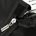 HANGERWORLD Super Strong Waterproof Black Nylon Suit Cover Bag - 44