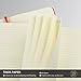 2 Pack Daily Notebook, Ruled Leather Notebooks and Journals to Write in, Daily Planner with Pen Holder, 160 Pages, Professional Notebook Hardcover, A5 Size (8.5