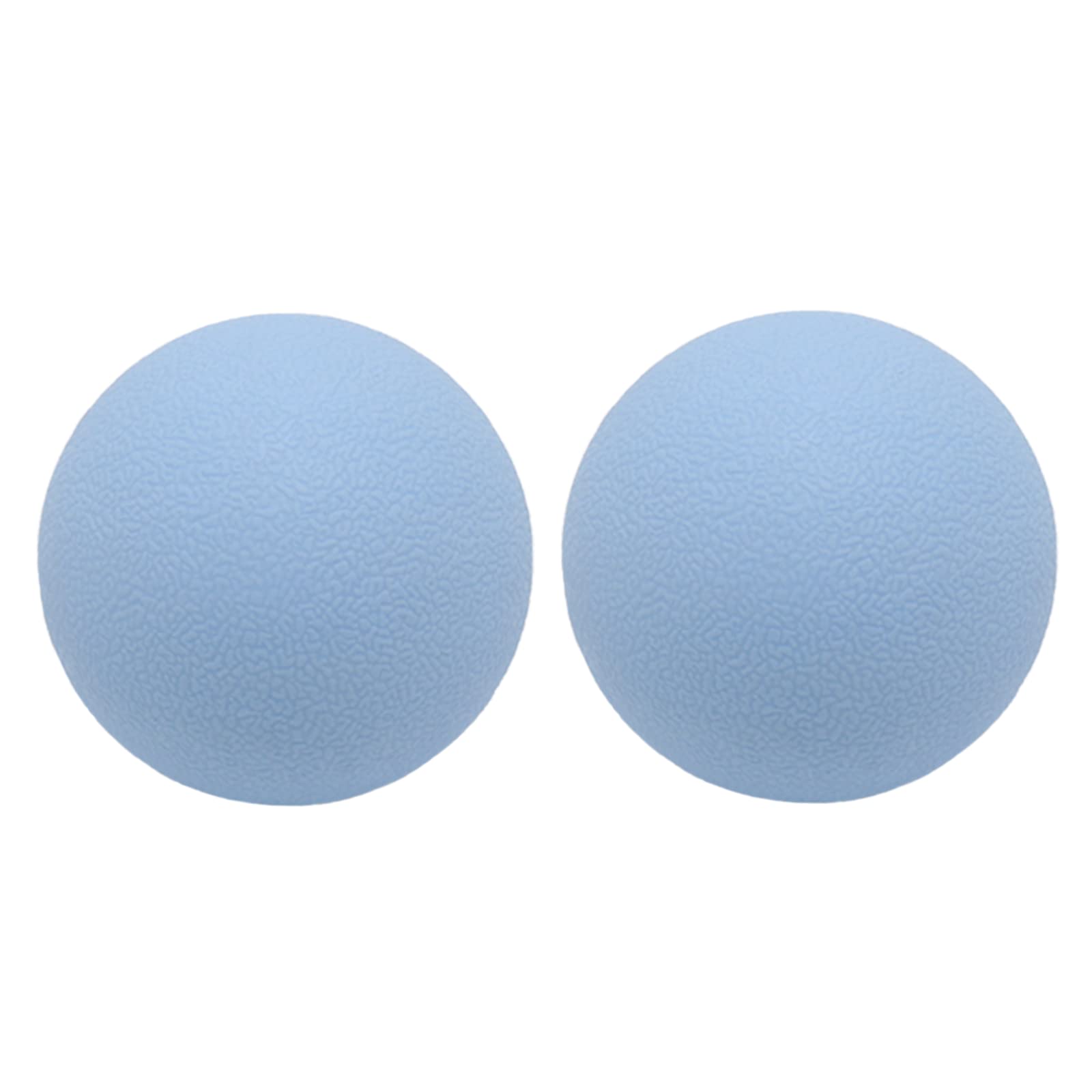 Hard Lacrosse Massage Ball Pack of 2. Firm Trigger Point Ball for Yoga Physical Therapy Myofascial Release Muscle Relaxer Acupoint Massage