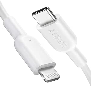 Anker USB C to Lightning Cable [3ft MFi Certified] Powerline II for iPhone 13 13 Pro 12 Pro Max 12 11 X XS XR 8 Plus, AirPods Pro, Supports Power Delivery (Charger Not Included) (White)