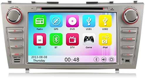 Car DVD Player for Toyota Camry 2007-2011 built in 10pcs Virtual Disc support iPod Player 10-bands EQ