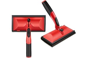 Gorilley 2 Pcs Stain Pad Applicator Paint with Handle Deck Stain Applicator for Extension to Apply Stains Paints Sealers(7 In