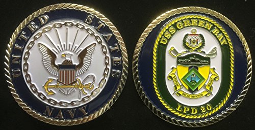 USS Green Bay LPD-20 (Enlisted) Challenge Coin