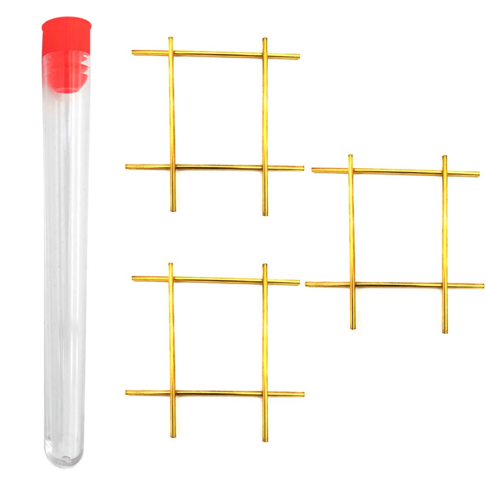 Her Kindness 12 pcs Brass Rod 3mm Solid Round Brass Rod for for RC Model and DIY,with a Transparent Storage Tube - Image 3