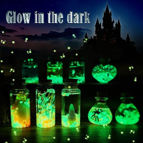 Alritz Mystery Potion Kits for Kids, 20 Magic Mix Witch Potion Bottles, Happy Decorations Ornaments Pumpkin Table Craft Toys Gift for Boys Girls Age 6 7 8 9 10 11+ Indoor Outdoor Halloween Party Decor