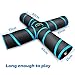 Creaker 4 Way Cat Tunnel Collapsible Pet Play Tunnel Tube Toy with a Bell Toy & a Soft Ball Toy for Cat, Puppy, Kitty, Kitten, Rabbit