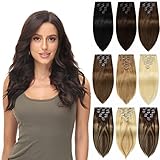 ROSEBUD Clip in Hair Extensions Real Human Hair