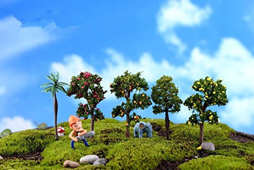 image for other HOO PRODUCTS -8pcs/lot artificial tree miniature plants fairy ga