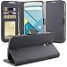 Blu Studio X Case, Tauri [Stand Feature] Wallet Leather Case with Stand, ID & Credit Card Pockets Flip Cover For Blu Studio X - Black