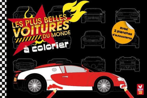 Les  plus belles voitures du monde à colorier