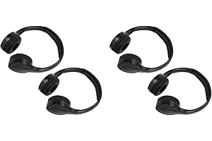 4 Channel Earphone Earphone Infrared Headphone IR Stereo Audio Headphone Earphone for Car Headrest DVD