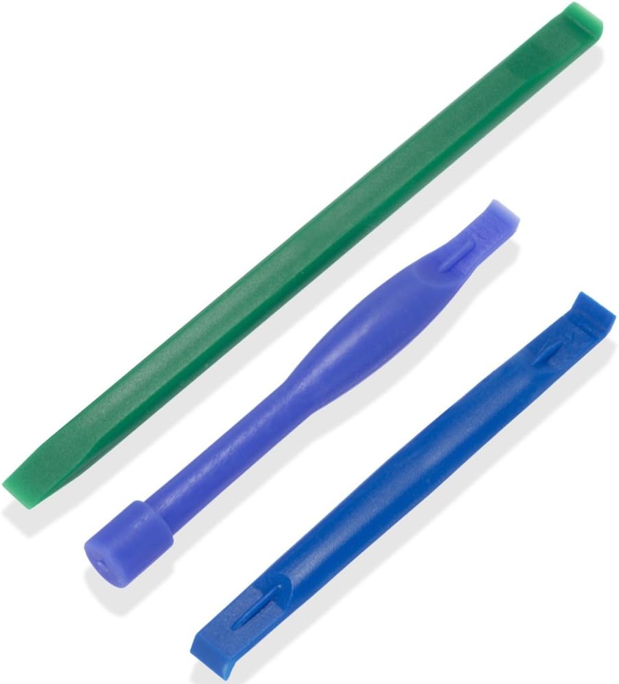 Zacro 18 in 1 Professional Opening Pry Tool Repair Kit with Non-Abrasive Nylon Spudgers and Pack of 2 Anti-Static Tweezers: Home Improvement