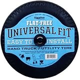 Marathon Universal Fit, Flat Free, Hand Truck / All Purpose Utility Tire on Wheel with Adapter Kit