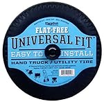 Marathon Universal Fit, Flat Free, Hand Truck / All Purpose Utility Tire on Wheel with Adapter Kit