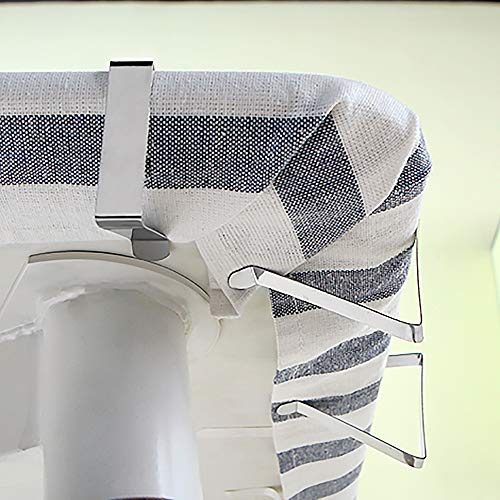 Lucky Goddness Tablecloth Clips, 24 Packs Flexible Stainless Steel Picnic Table Cover Clamps for Home Kitchen Restaurant - Thumbnail 4