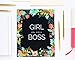 Girl You Are A Boss Journal: Floral Girlboss Notebook