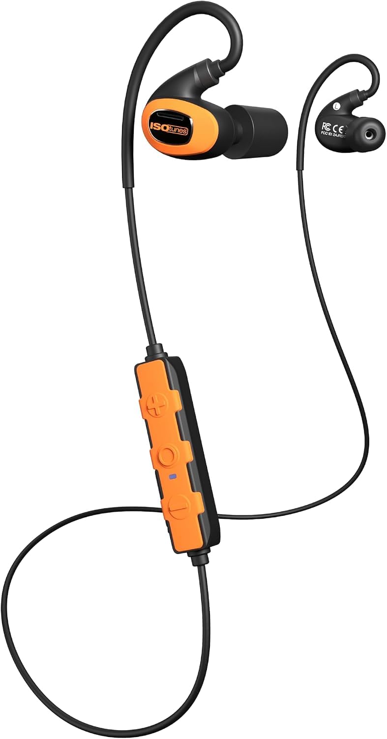 ISOtunes Pro 3.0 Bluetooth Hearing Protection, OSHA Compliant Work Earbuds