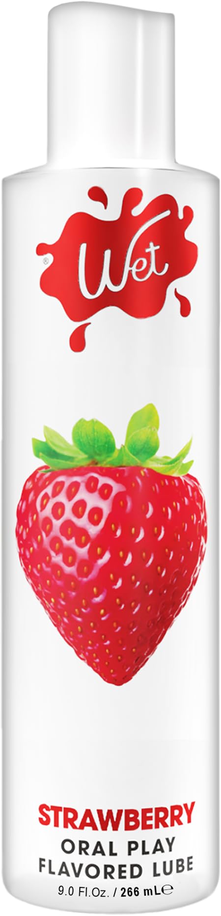 Photo 1 of Wet Sexy Strawberry Premium Flavored Edible Lube for Men, Women and Couples | Long-Lasting, Condom Safe, Sugar Free, 9 fl oz