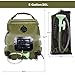 PAOOTICI Solar Shower Bag 5 gallons/20L Camping Shower Bag with Removable Hose and On-Off Switchable Shower Head for Outdoor Traveling Hiking