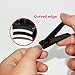 Behomy Stainless Steel Nail Clipper Cutter Set, Fingernail Clippers and Toenail Clippers with Nail File (Black)