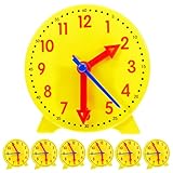 Henoyso 48 Pieces Teaching Clock Kit for Kids to