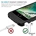iPhone 8 Battery Case, iPhone 7 Battery Case, UNU DX Charger Case for iPhone 8/7/6S/6 [MFI Apple Certified] 3100mAh Portable Charger External Battery Pack Charging Cases - Black