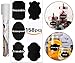 158pcs Chalkboard Labels, Reusable Waterproof Mason Jars Labels - 1 Free Erasable Chalk Markers Window Pens for Kitchen Pantry,Spice Jars Glass Bottles – Best Chalk Stickers & Organizing Label