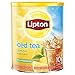 Lipton Black Iced Tea Mix, Decaf Lemon Sweetened, 10 Quart - Pack of 3