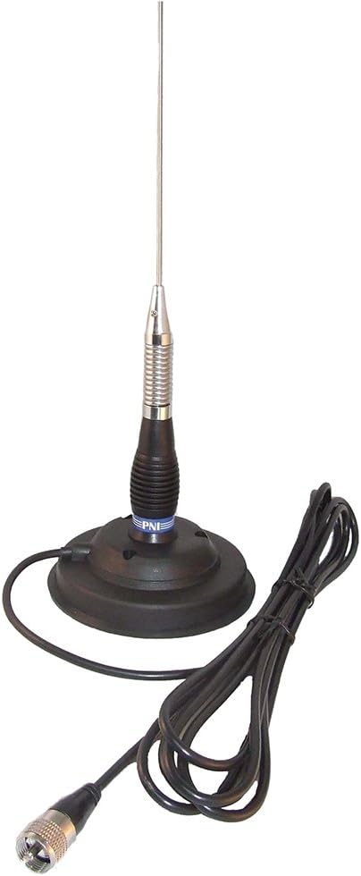 Kit CB radio CBI ESCORT HP 8001L ASQ + Headphones HS81 + CB PNI ML100 antenna with magnet, Black - Image 3