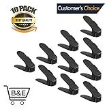 Shoe Slots Space Saver | Shoe Slotz Space Saver | Shoe Slots Organizer | Shoe Rack Space Saver | Double Layer Shoe Rack Space Saver Plastic Shoe Slots Organizer |10 Pcs Pack