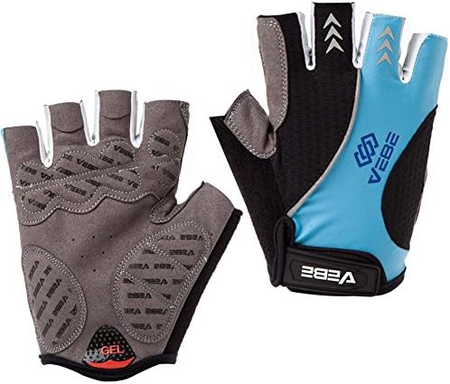 SBD VEBE Mens Sports Professional Training Biking Riding Gloves Cycling Accessaries,skyblue,S by sibeidi