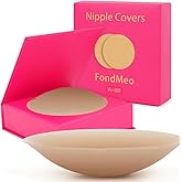 Nipple Covers for Women - Invisible Silicone Nipple Covers, Reusable Adhesive Pasties with Travel Case, Seamless Coverage