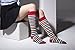 Socks n Socks - Women's 5-pair Striped Design Turkish Cotton Knee high Socks