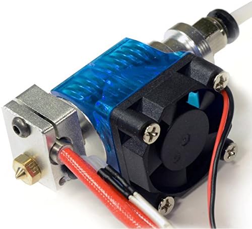 RepRap Champion All Metal V6 Hot End for RepRap 3D Printer Bowden Extruder 3.0mm Filament 0.5mm Nozzle 12V 40W Heater