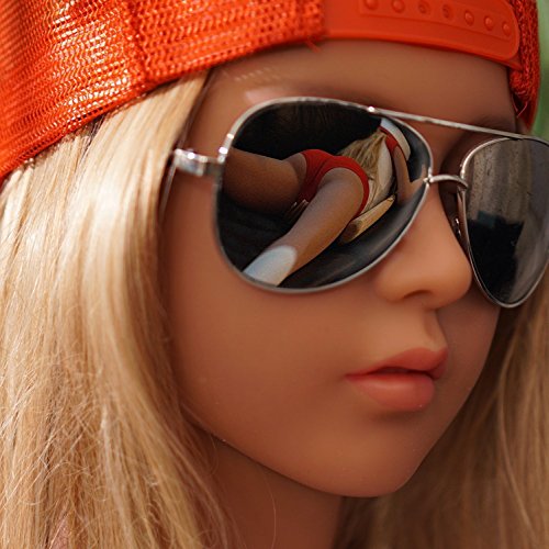 Racyme 5.18ft Sex Love Doll with Metal Skeleton Entity Doll Three Real Holes Tan Skin