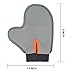 2 Pack 3-in-1 Grooming Glove - Pet Grooming Tool + Furniture Hair Remover Mitt + Men Shampoo Scalp Massage Brush For Cat & Dog with Long Hair - Gentle Shedding Brush - Soft Groomer Mitt