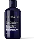 HORACE Face Cleanser for Men - Purifying Gel Against Excess Sebum - Gentle Skincare for All Skin Types - Unscented, 200 ml