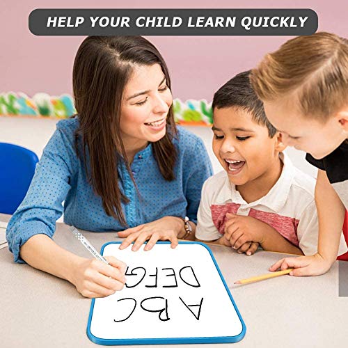 SIOSSION Small Whiteboard Set Double Sided Hanging Whiteboard Message Scoreboard Easy to Clean Wall White Board for Cubicle Office, School(1 Pack)