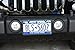 Christensen and Nielsen Matte Black License Plate Frame Slim 2 Holes Stainless Steel with Free Bonus Super Universal 76 pc Stainless License Plate Screws Assortment to Fit Any Vehicle