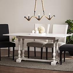 SEI FURNITURE Edenderry Farmhouse Folding Trestle