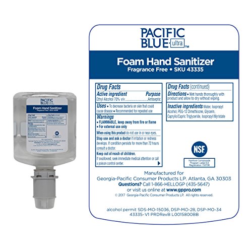 Pacific Blue Ultra Foam Hand Sanitizer Refill by GP PRO