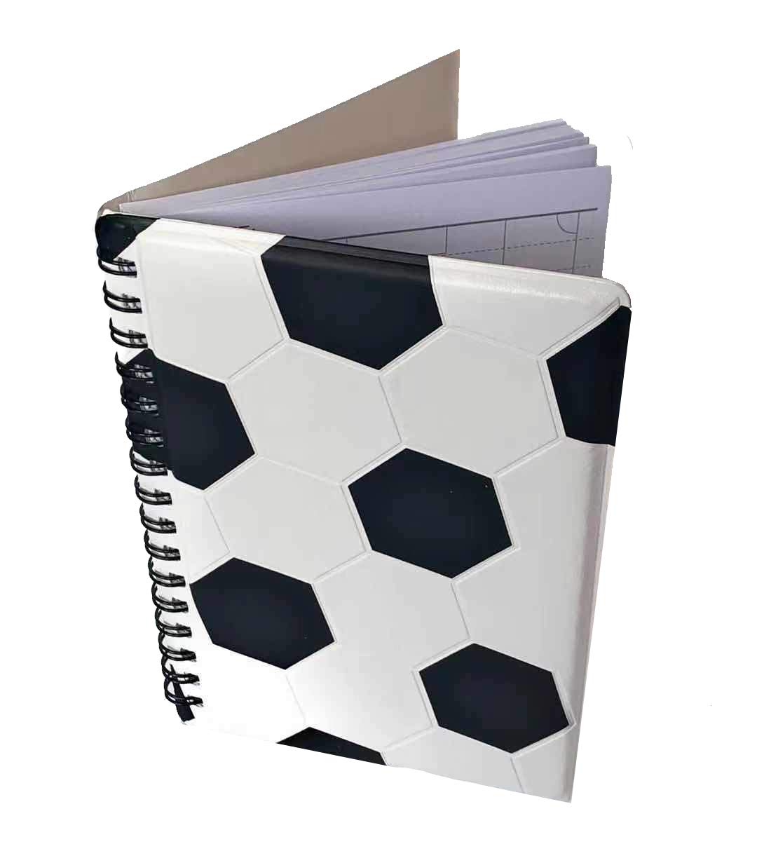 A6 Football Notebook for Boys Children Tactics Board Lined Soccer Notepad