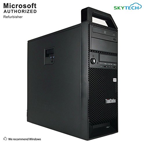2018 Lenovo Think Station S30 Gaming Tower Intel XEON E5-1620 up to 3.8GHz, 16G DDR3, 512G SSD+3T, DVD, DP Port, USB 3.0, Quadro K4000 Graphics, Windows 10 Professional 64 Bit (Renewed)